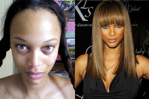 20 HOLLYWOOD CELEBRITIES WITH AND WITHOUT MAKEUP