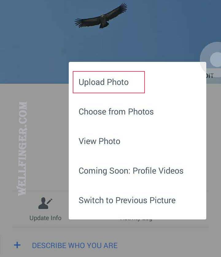 How to add a temporary profile picture on facebook ?